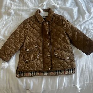 Burberry Girls Quilted Puffer Jacket